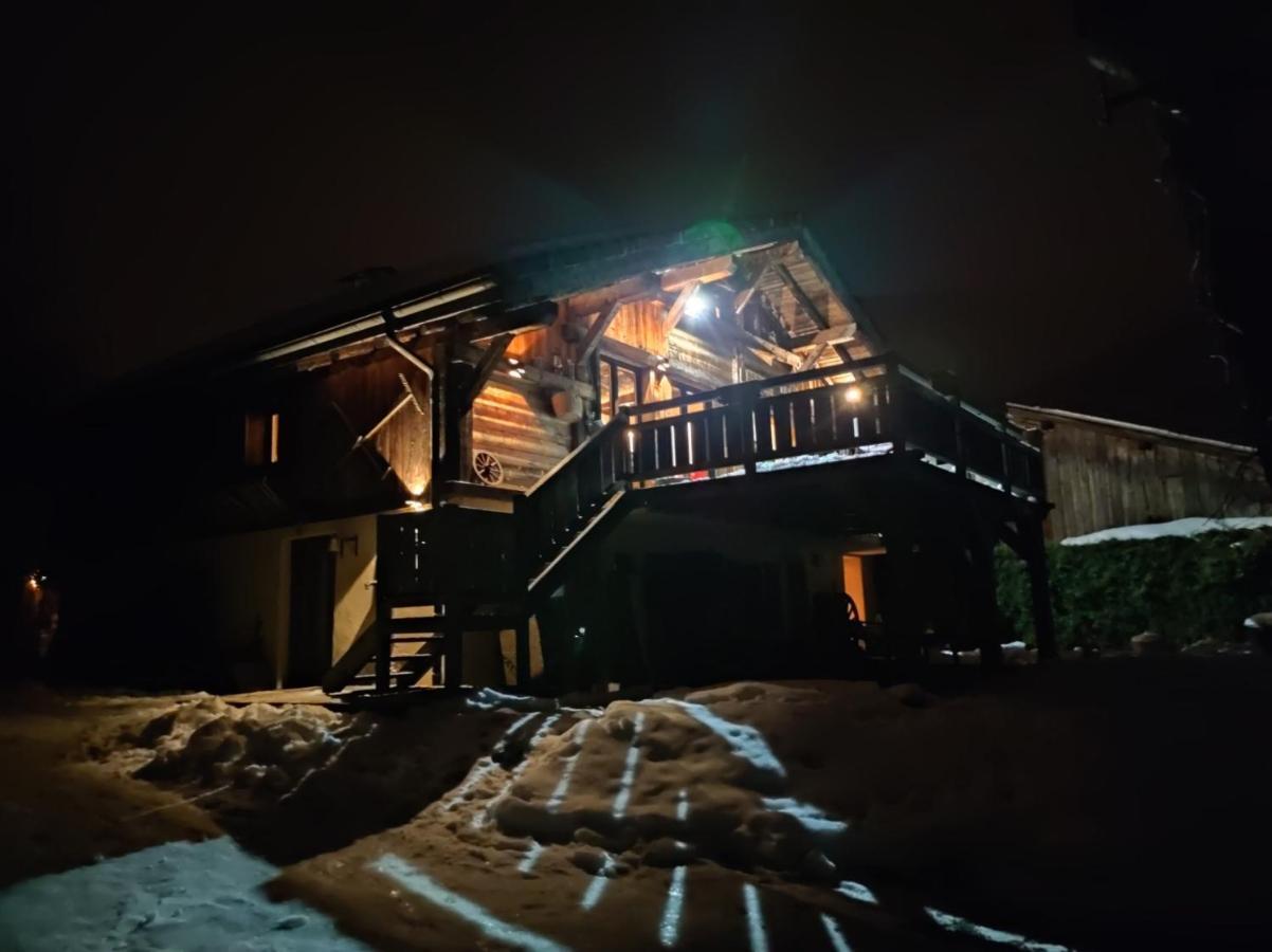 Magnifique Chalet Dans La Vallee De Chamonix Servoz Exteriör bild