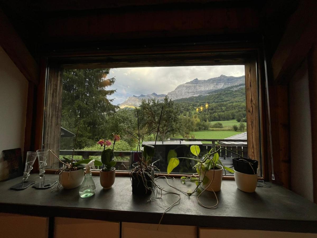 Magnifique Chalet Dans La Vallee De Chamonix Servoz Exteriör bild