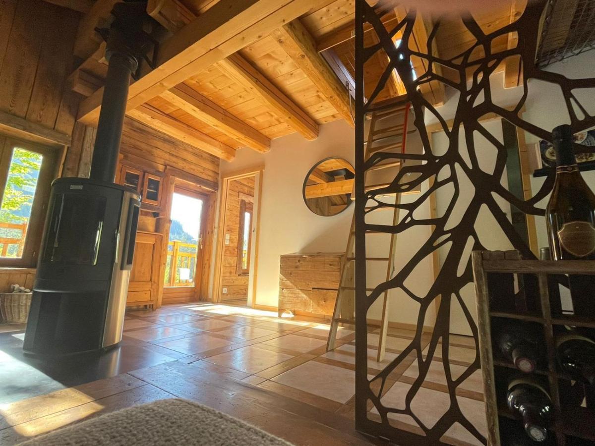 Magnifique Chalet Dans La Vallee De Chamonix Servoz Exteriör bild