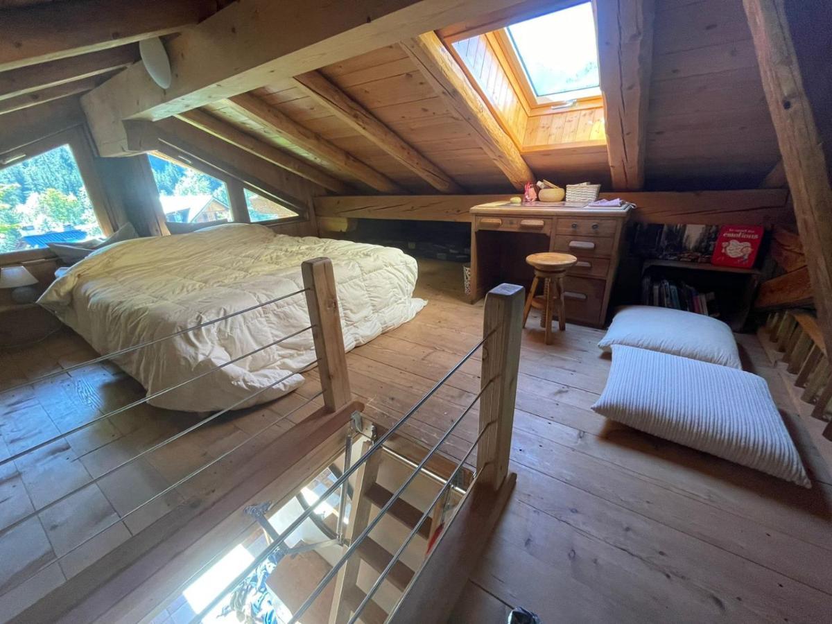 Magnifique Chalet Dans La Vallee De Chamonix Servoz Exteriör bild